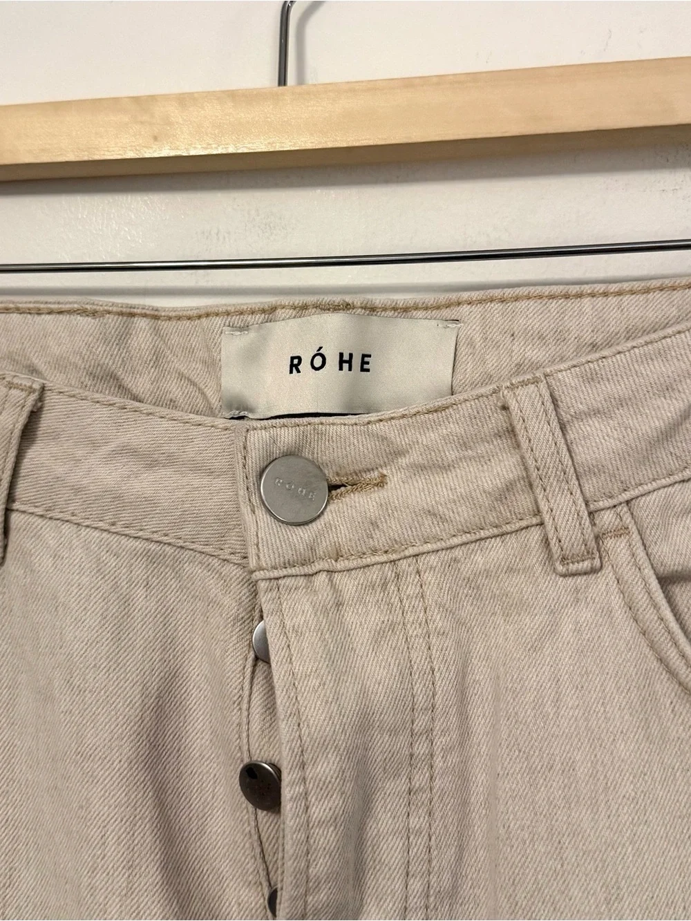 RÓHE Men’s Hemp Cotton Button Fly 90s Fit Jeans – 31 x 31